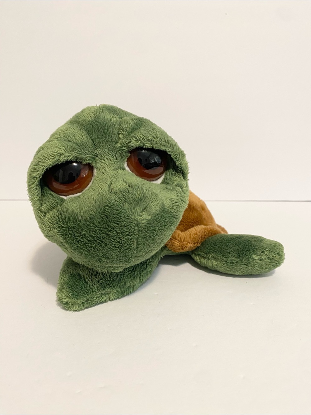 Russ Shecky Lil Peepers Turtle Big Eyes Plush Stuffed Animal Toy 10”